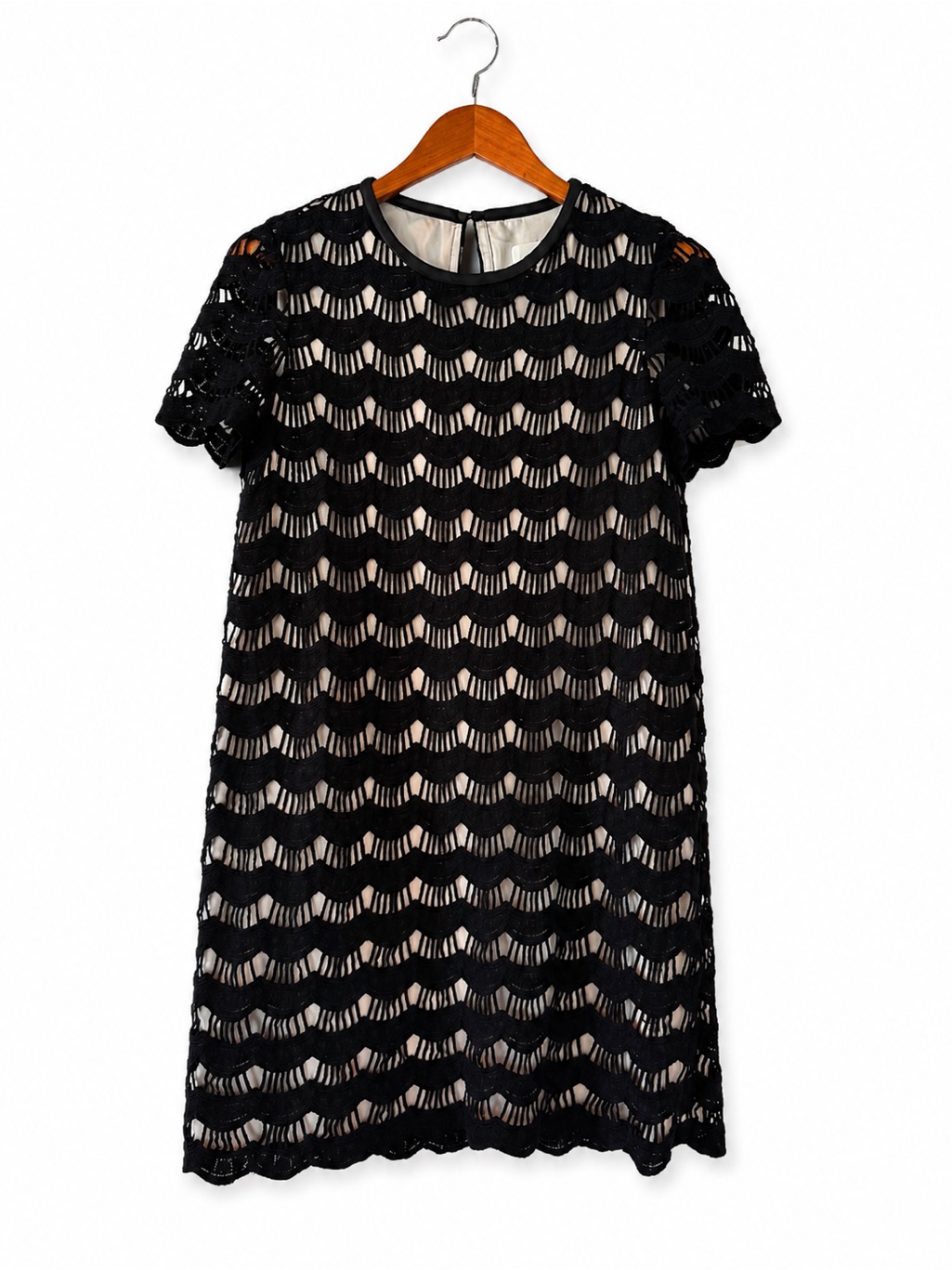 Kate Spade Black Crochet Lace Mini Dress
